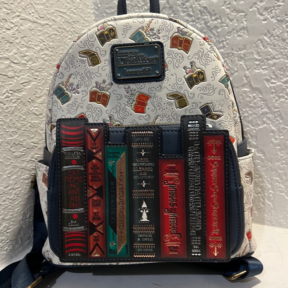 Loungefly Fantastic Beasts Magical Books Mini Backpack